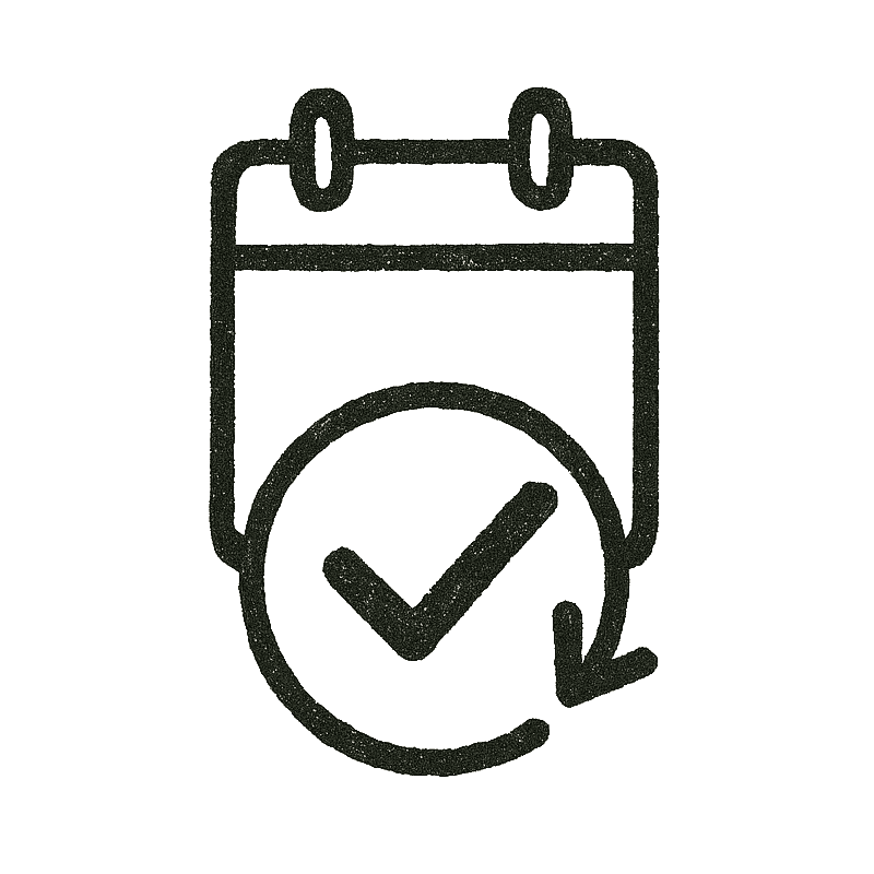 Icon representing flexible cancellation policy at Downtown