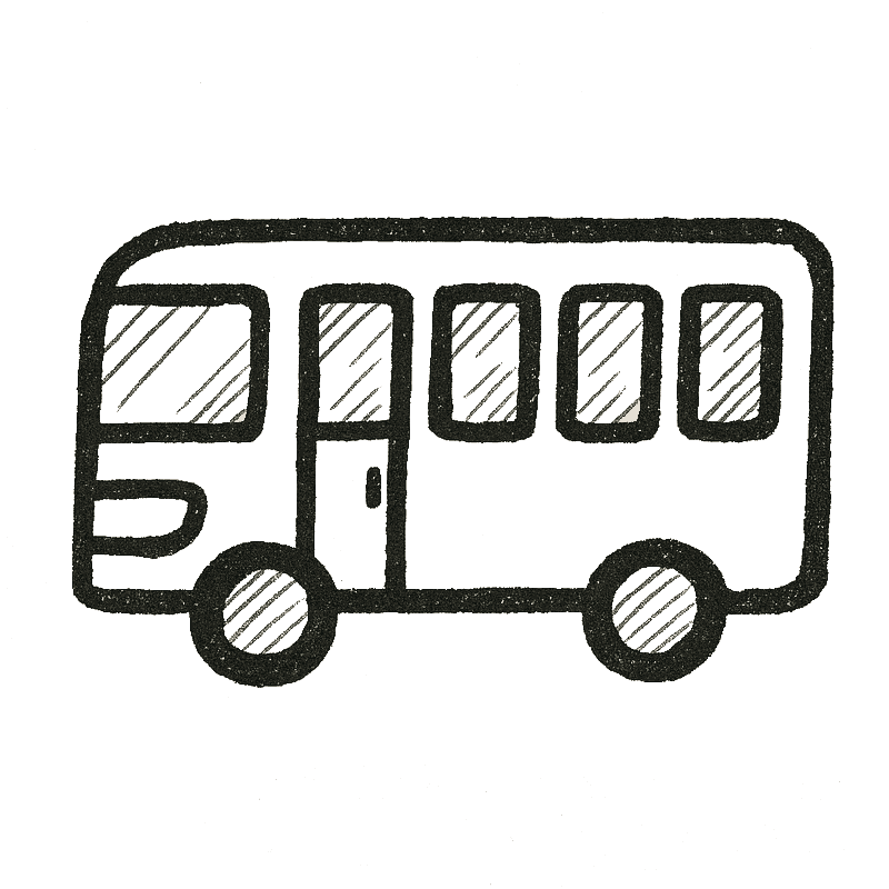 Icon representing public transit access near Downtown